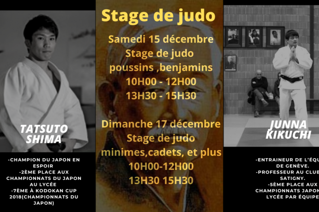 Stages judo